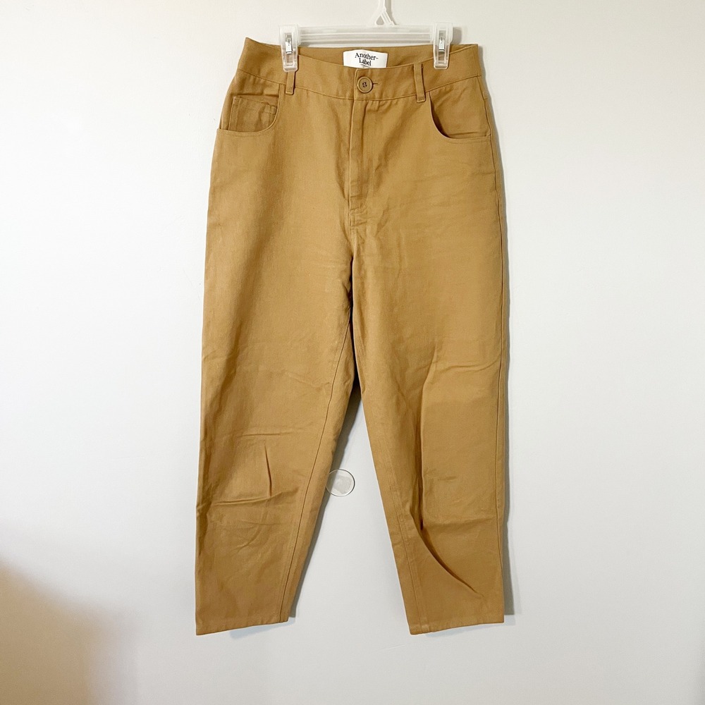 Another label‎ tan brown Tsuru pants women's small